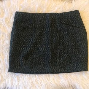 Outback Red green tweed mini skirt lined